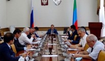 The development of interregional and international cooperation was discussed in the Government of Dagestan